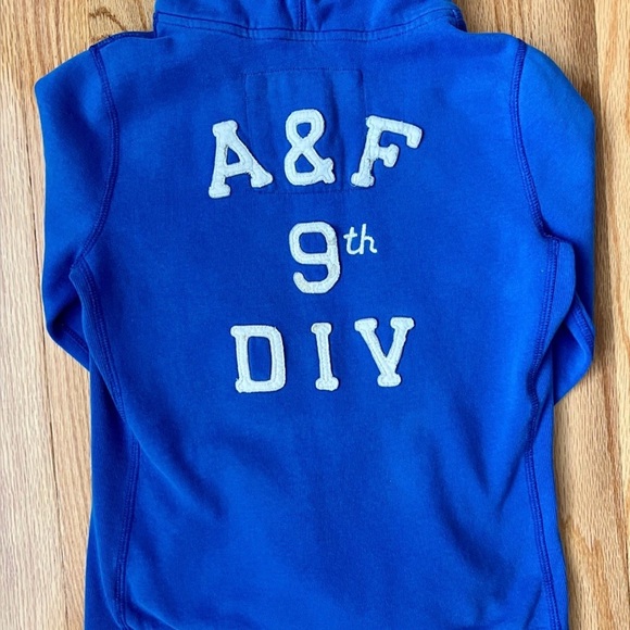 Abercrombie & fitch blue hoodie womens size Small - Picture 6 of 6